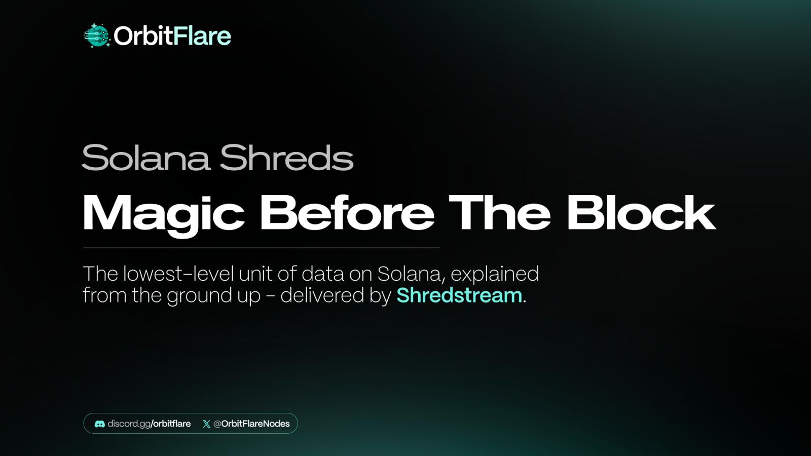 Before the Block, There's the Shred