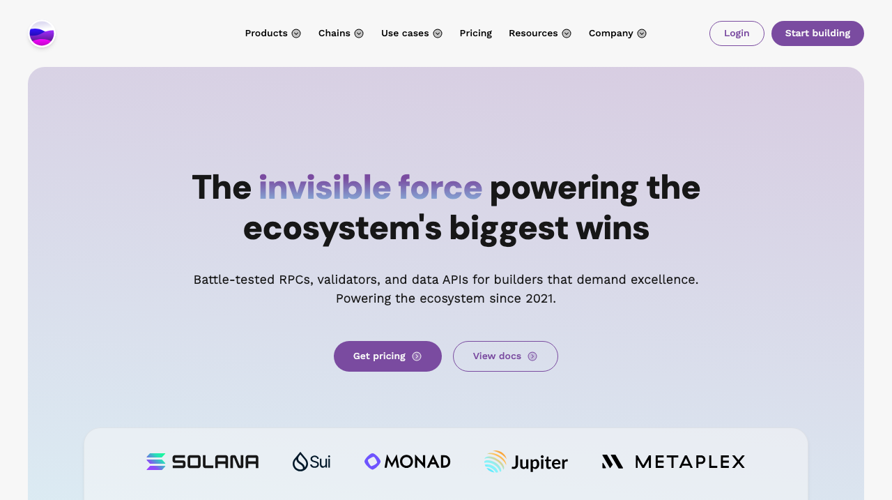 Triton One homepage