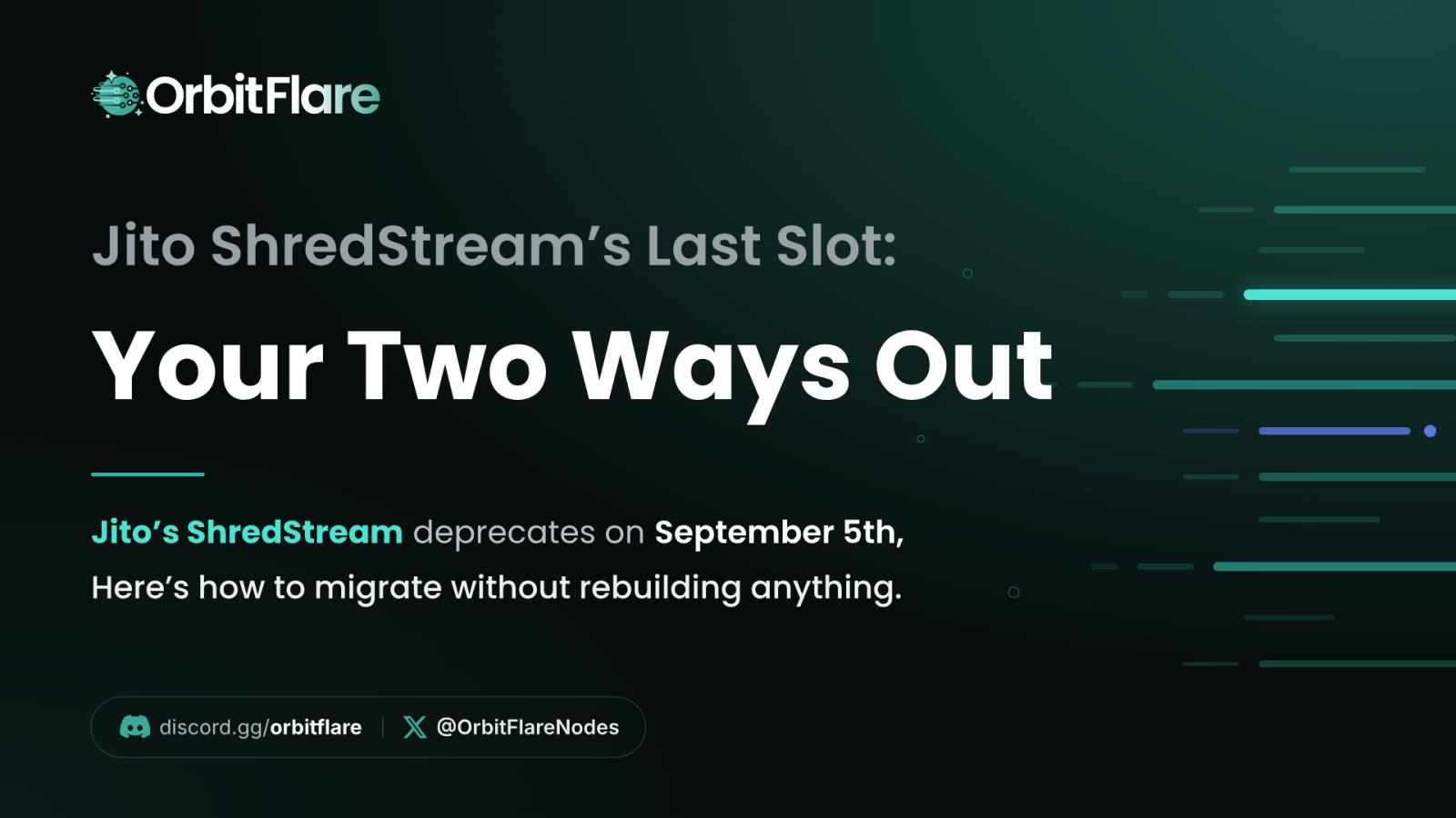Jito ShredStream Shutdown: Your Migration Guide