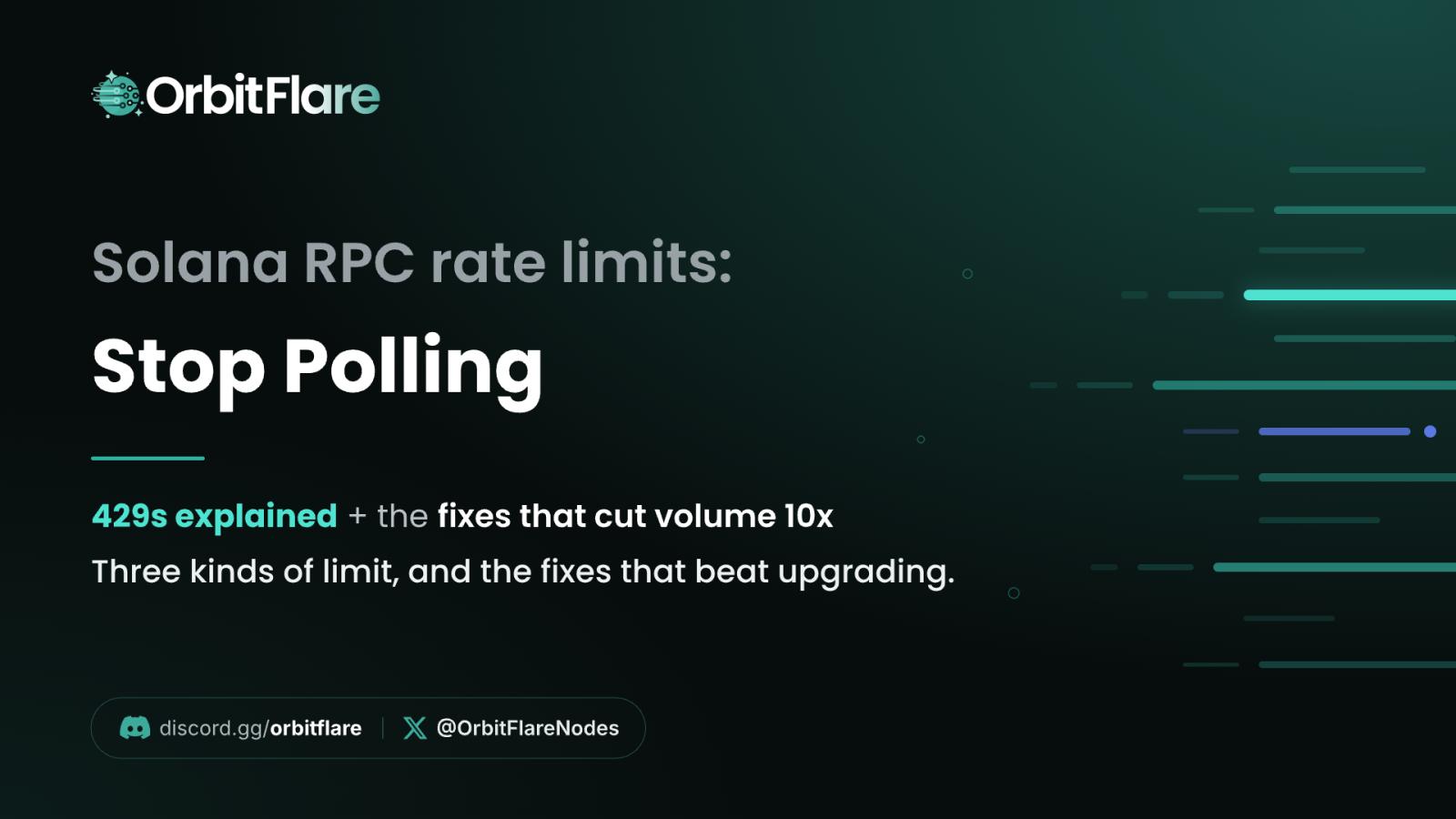 Solana RPC Rate Limits: How They Work and How to Stop Hitting Them
