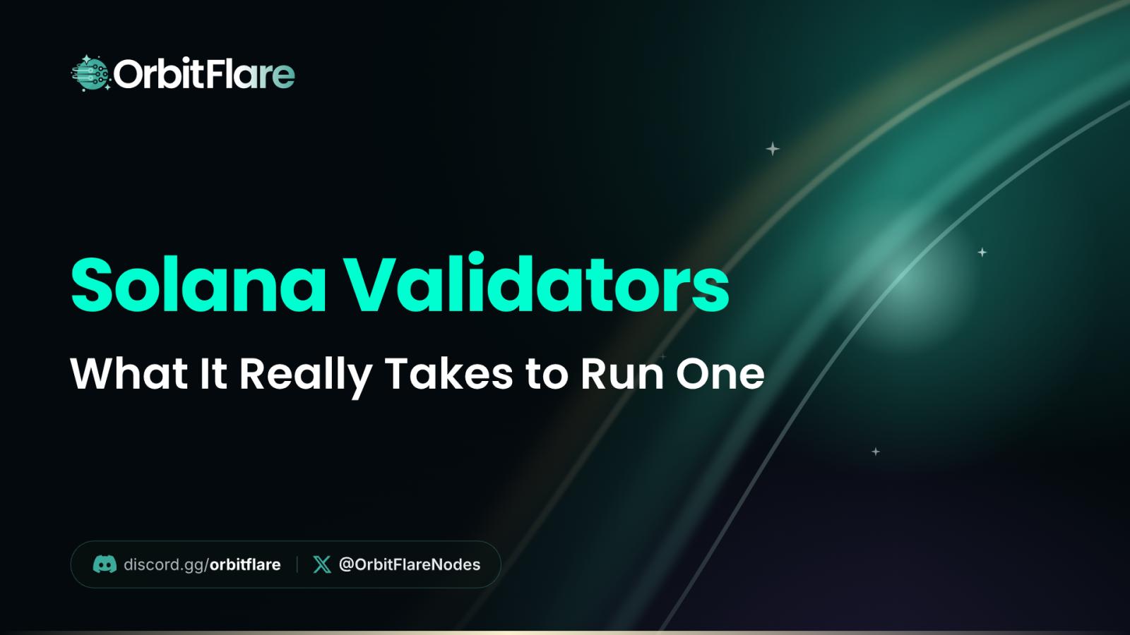 How to Run a Solana Validator: Hardware, Setup, Operations and Economics